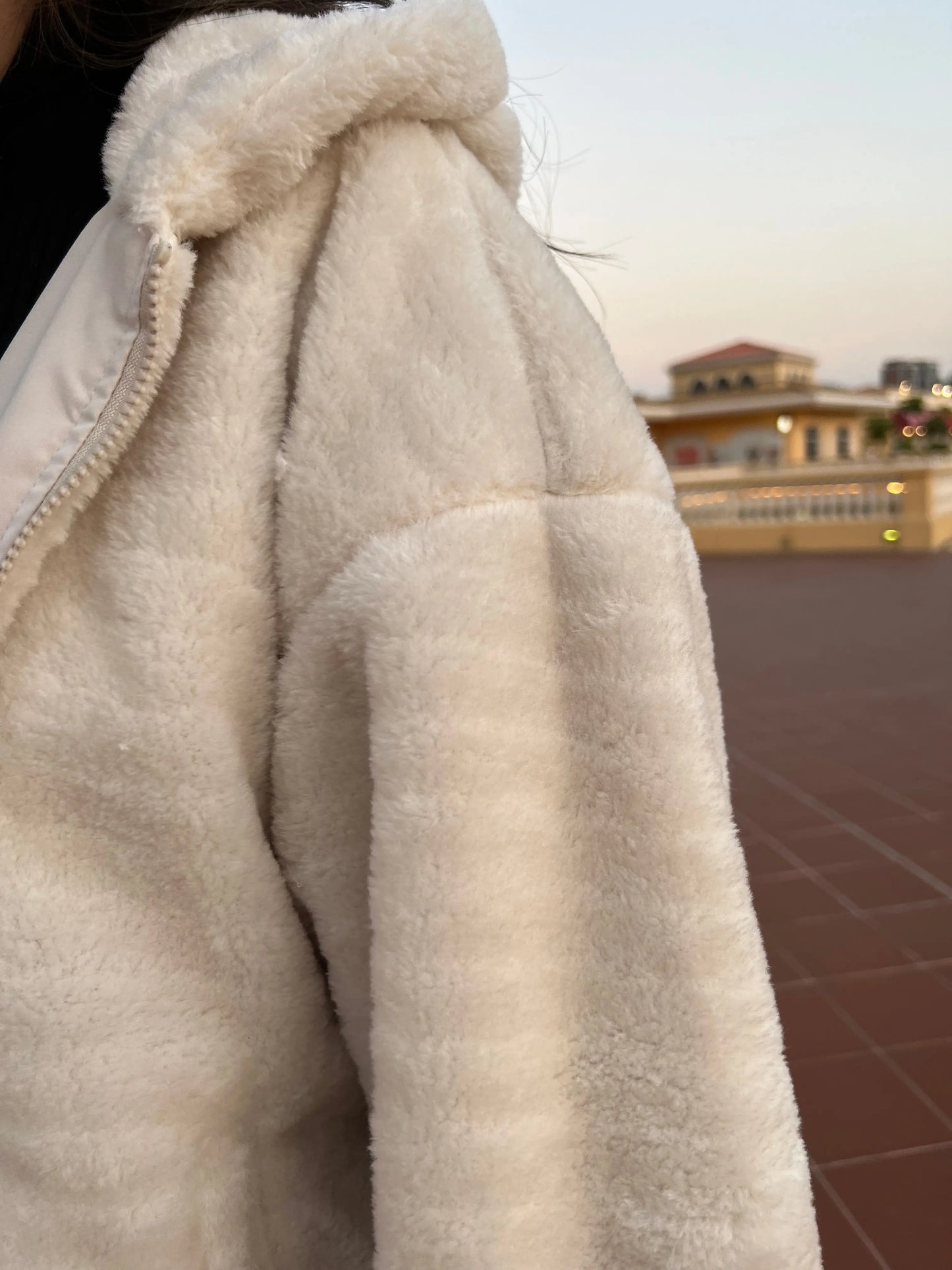 Andrea reversible coat - Glamorous oootd