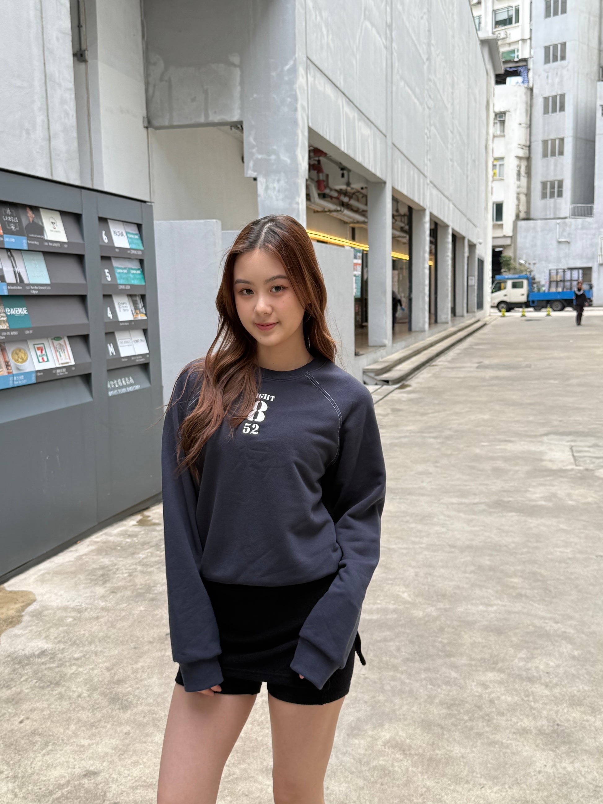 <basic hoodie!!> 852 hoodie - Glamorous oootd