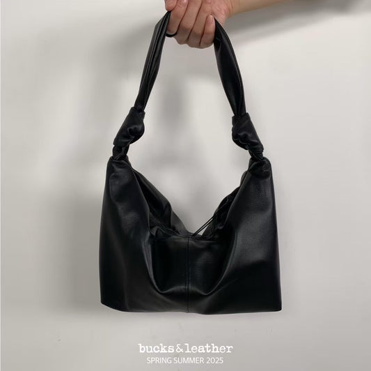 <#BL04 日常中size袋> Bucks & Leather 氣質蝴蝶結tote bag