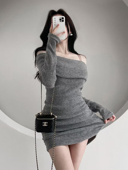 <BASIC!質感超正又親膚又暖的ops> Frances onepiece - Glamorous oootd