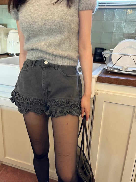 <型+可愛 勁少見嘅牛仔短褲款！> Muriel shorts - Glamorous oootd