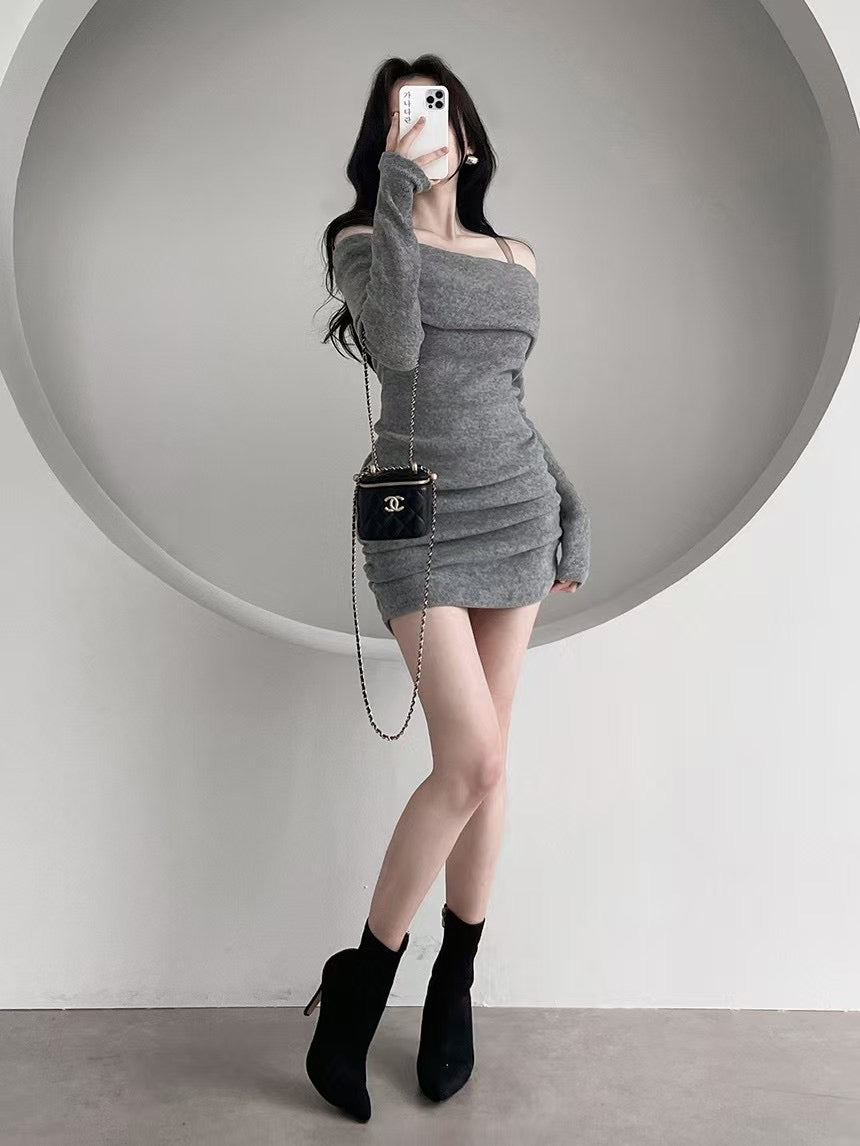 <BASIC!質感超正又親膚又暖的ops> Frances onepiece - Glamorous oootd