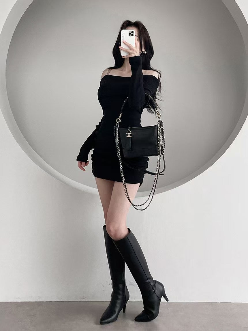 <BASIC!質感超正又親膚又暖的ops> Frances onepiece - Glamorous oootd