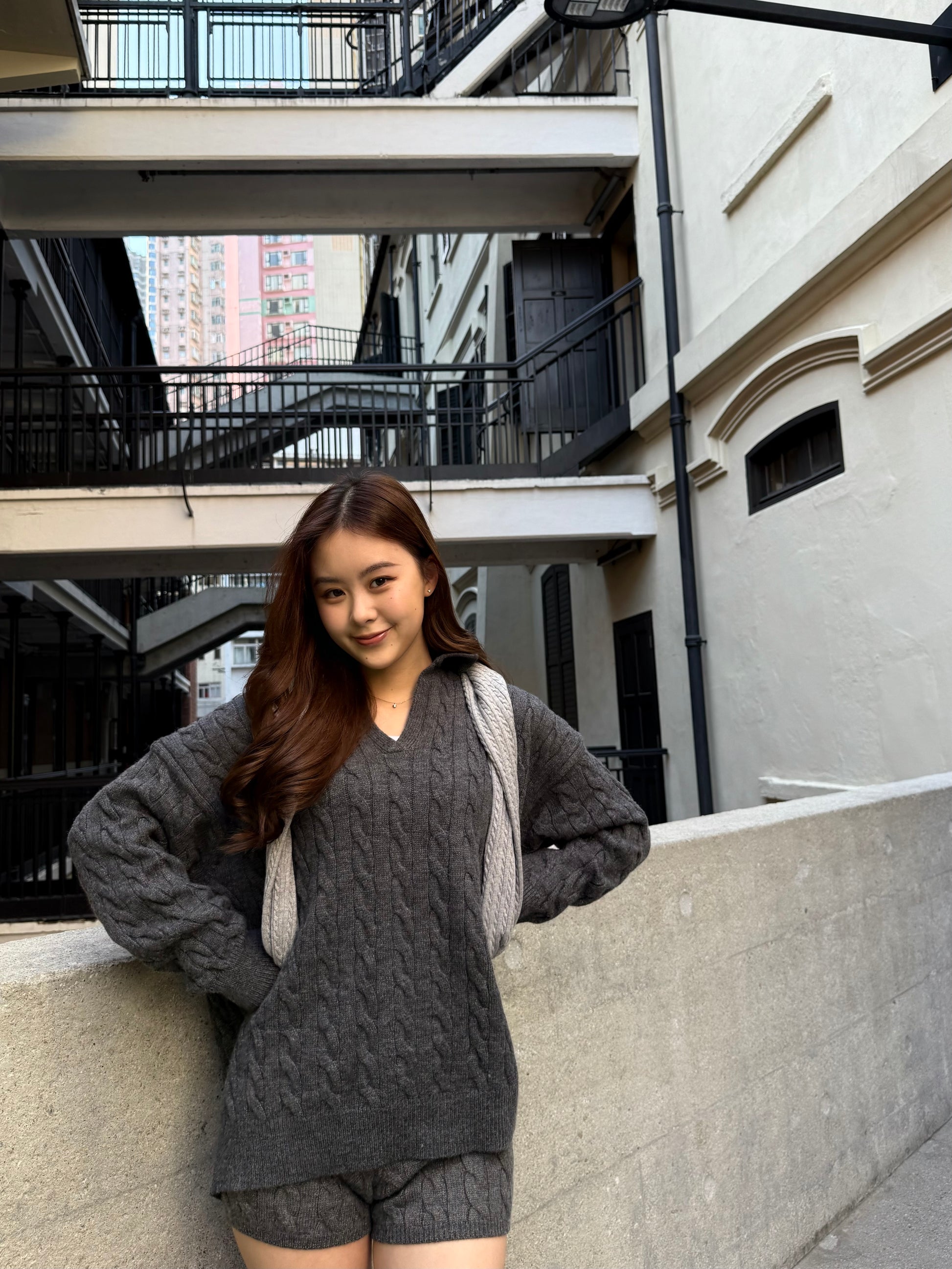 <保暖~簡約針織set> Hilary knitted set - Glamorous oootd