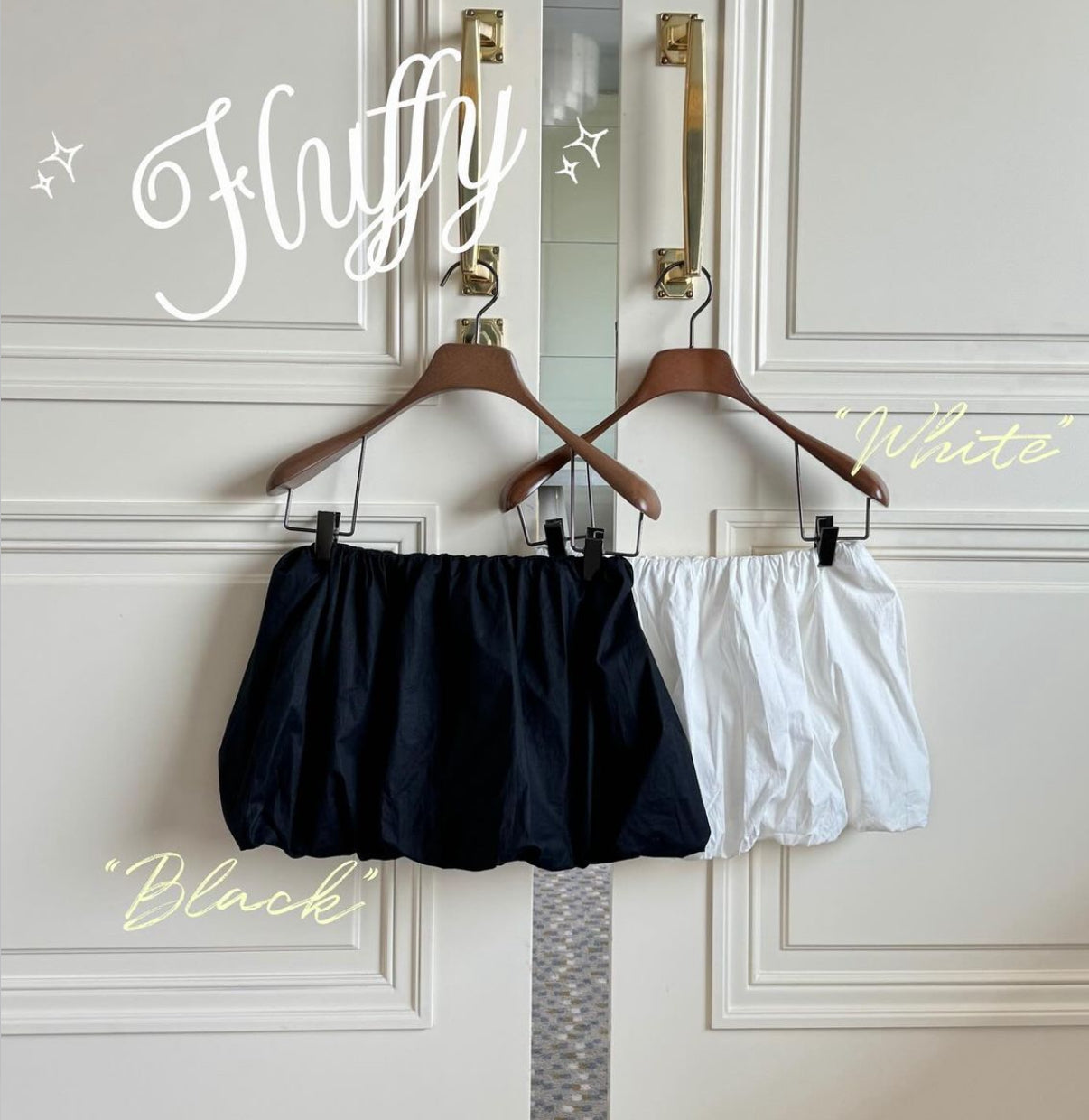 Fluffy bubble skort - Glamorous oootd