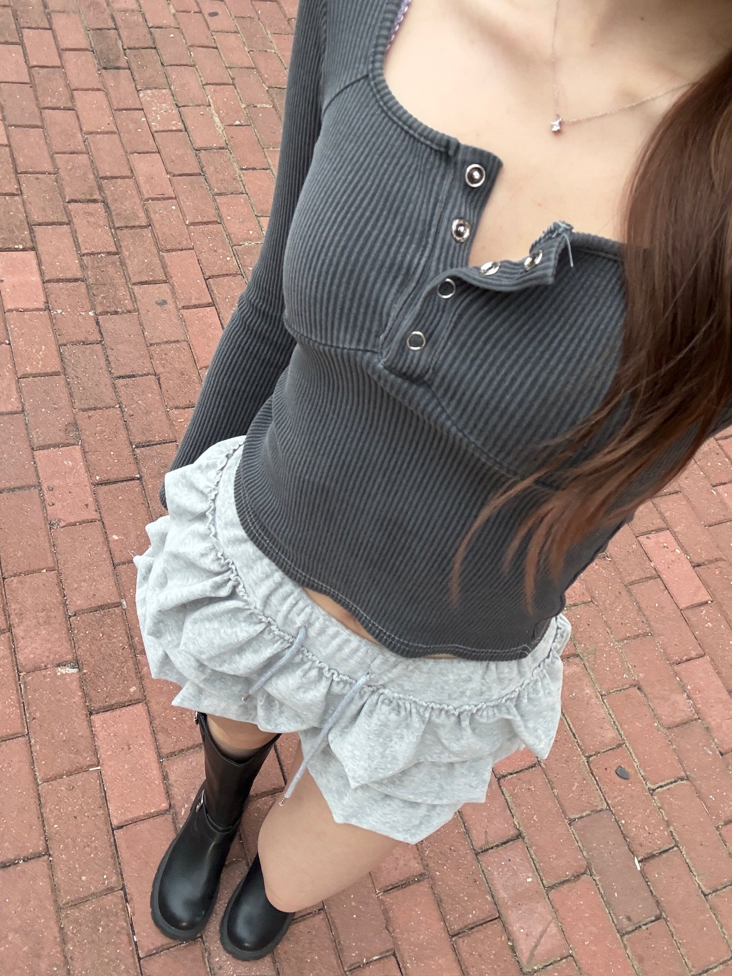 <超有質感 洗水色basic top> Psycho basic top - Glamorous oootd