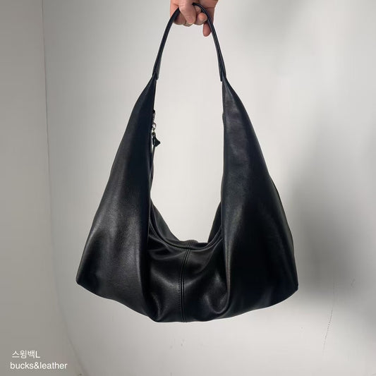 <#BL09 日常大size tote bag!> Bucks & Leather 日常氣質tote bag