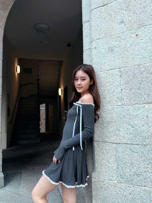 <飄逸！少女感100分連身裙> Moonlit floor onepiece - Glamorous oootd