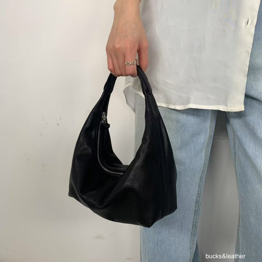 <#BL08 迷你tote> Bucks & Leather 日常迷你牛角tote bag