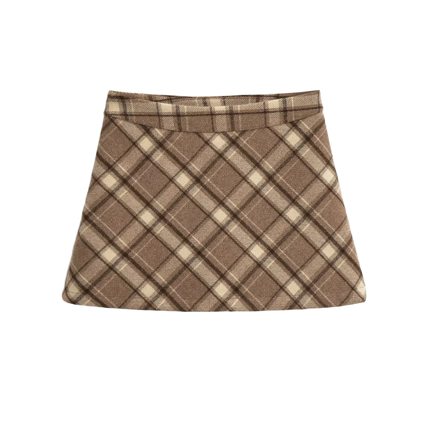 <秋季感十足 格仔短裙仔~> Adela plaid skirt - Glamorous oootd