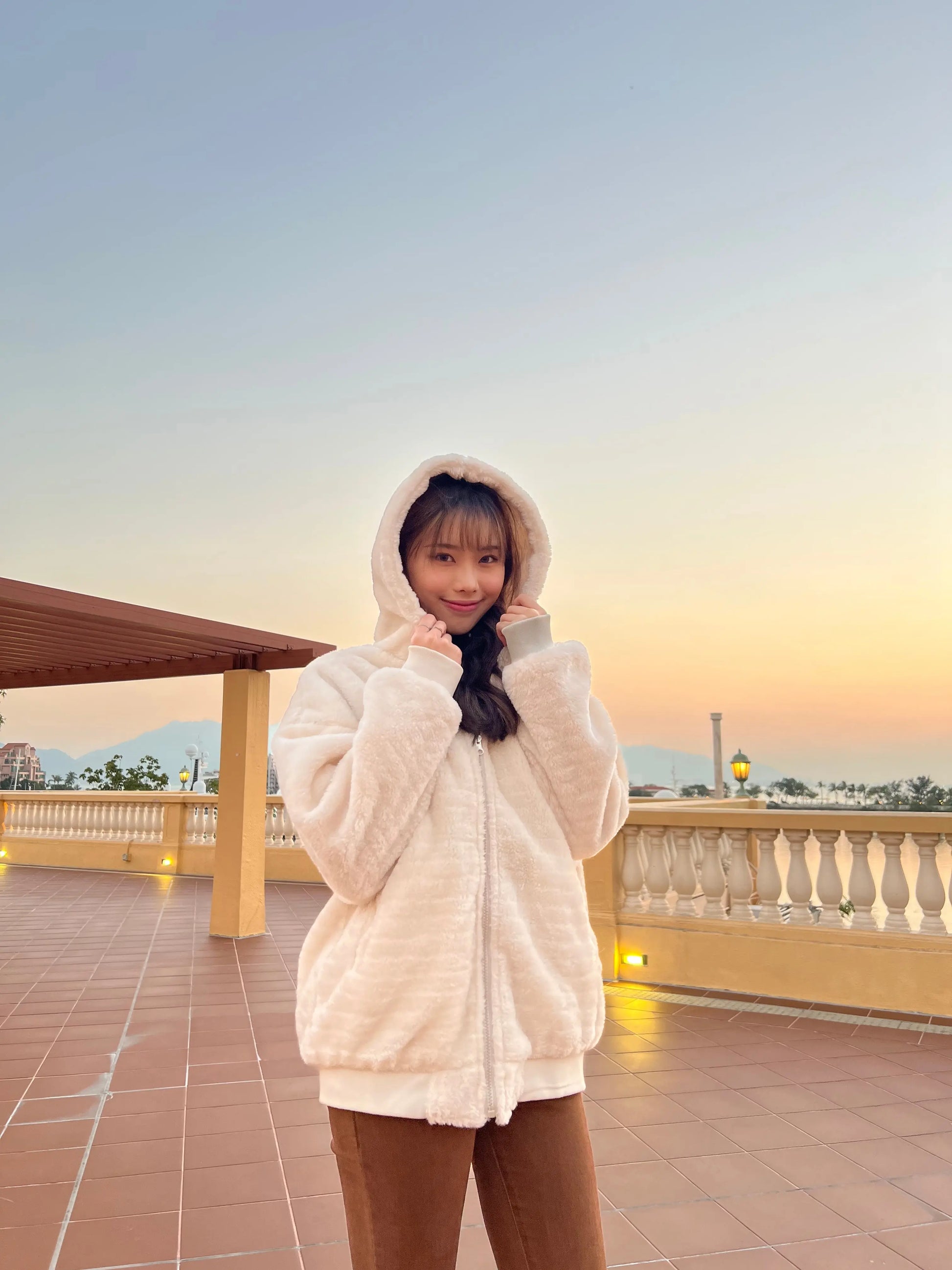 Andrea reversible coat - Glamorous oootd
