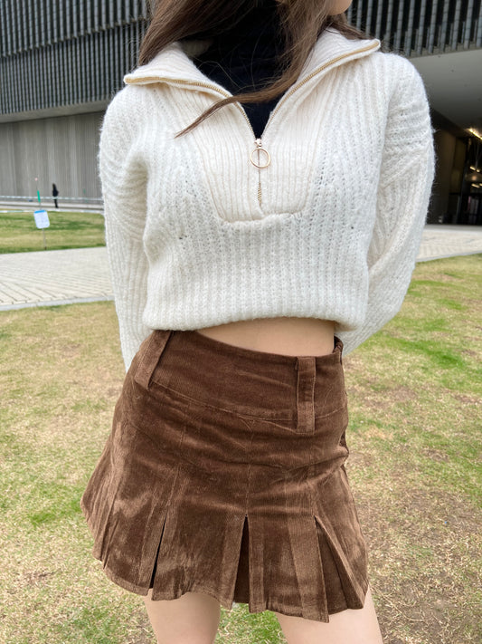 Carolina corduroy skirt - Glamorous oootd