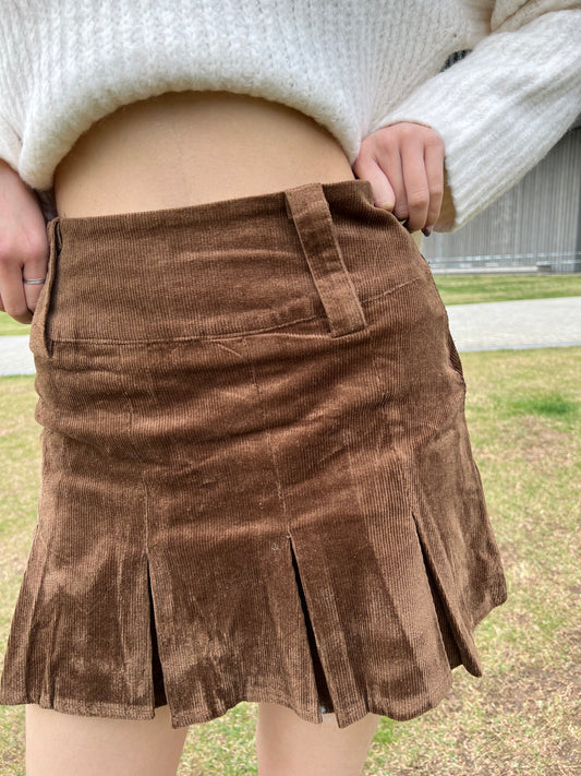 Carolina corduroy skirt - Glamorous oootd